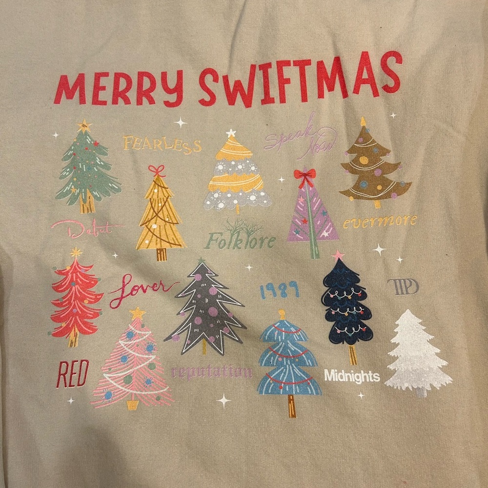Gildan Merry Swiftmas Sweatshirt - Picture 2 of 2